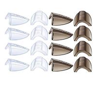 Cvoepobey 8 Paia di Occhiali di Sicurezza Schermi Laterali Slip Trasparente Flessibile Slip sopra Shield Adatto un Occhiali di Piccole Dimensioni