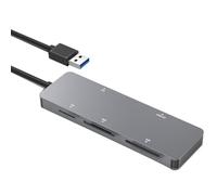 Cvoepobey Adattatore OTG per Lettore di Schede Multi-Memoria 5 in 1 per Computer PC Laptop 1 PC
