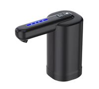 Cvoepobey Dispenser d'Acqua per Bottiglia da 5, Pompa 'Acqua Universale A 2 Motori più Veloce, Ricarica USB Portatile Nera Facile da Usare