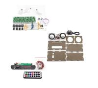 Cvoepobey Kit Altoparlante Bluetooth DIY con Radio FM Pratica di Saldatura DIY Progetto di Assemblaggio di Saldatura Kit Elettronico DIY Altoparlante 2x3W A