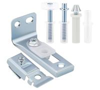 Cvoepobey Kit di Riparazione Hardware Della Porta Bifold per Scorrevole-Staffe, e Guida Alle Ruote
