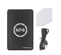 Cvoepobey Lettore/Scrittore Chip Smart RFID NFC + 5XCUID Card 125K 13.56M Copier RFID Duplicator Tag Copy Clone ID IC Key Badge Copy