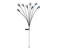 Cvoepobey Luci Solari da Giardino Spaventose un Bulbo Oculare, Decorazioni Solari Oscillanti da Giardino un 16 LED Impermeabili, per Cortile/Prato/, 2 Pezzi, Viola