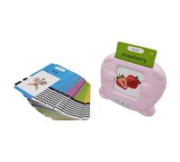 Cvoepobey Macchina per L'Apprendimento Multilingue per Bambini, Schede Didattiche Interattive con Audio per Imparare L'Inglese, 224 Parole Ad Alta Frequenza, Rosa.