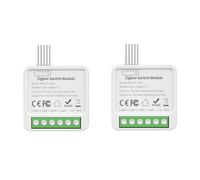 Cvoepobey Modulo Interruttore A Relè ZigBee 4 Canali AC100-240V Interruttore On/Off Interruttore Intelligente Interruttore Domotico Interruttore A Scatola Nera Mini