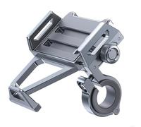 Cvoepobey Porta del Telefono A Rotazione A 360 Gradi Montaggio per Moto Montaggio Montaggio del Manubrio Cradella Sostino Ammortizzatore Deep Space Grey