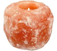 Cvoepobey Portacandele in Pietra di di Sale Naturale Supporto per Candele in Cristalli Candela in Grotta Matrimonio Regalo di San Durevole Facile da Installare Facile da Usare