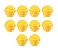 Cvoepobey Pulsanti Arcade da 10 Pezzi da 30 mm Pulsanti Arcade Reattivi per Gli Appassionati di Giochi Gialli