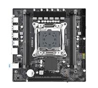 Cvoepobey Scheda Madre X99M-A con 4 Slot DDR4 per Memoria Fino A 128G, Supporto CPU LGA2011-3, PCI-e 3.0×16, Supporto M.2 NVME/NGFF e Scheda di Rete Gigabit.