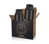 CVOZO 2 Pezzi Tappo Vino Sottovuoto Stopper Bottiglia Champagne Riutilizzabili
