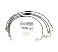 CVPX 4 Tubi Freno Anteriori/Posteriori estesi 89716 Adatti per Jeep Wrangler JK 4-6" di Sollevamento 2.0L 3.6L 3.8L 2007-2018.