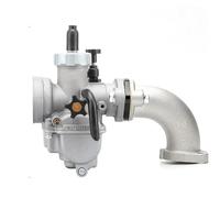 CVPX Carburatore Moto Filtro Benzina Adatto per carburatore flangiato con getti CNC Gomito di aspirazione collettore Set 2T 4T PitBike ATV Adatto per Accessori per Moto Yamaha(PE19mmFLSP Kit)