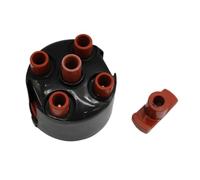 CVPX Distributore Elettronico Kit rotore Tappo distributore Universale per Auto in plastica Nera 8 cm per la Riparazione del Veicolo Accessori per Auto