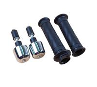CVPX Manopole Moto Manopole universali Antiscivolo per Moto, Manubrio, acceleratore, 7/8" 22 mm, Tappi terminali per Manubrio Adatti per CG125GN125 GS150 Manubrio Moto Impugnatura(Style 2 Plating)