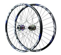 CVQJL Set di Ruote per Mountain Bike da 26/27,5/29 Pollici, Cerchio a Doppia Parete, Freno a Disco da 135 mm, 4 Cuscinetti sigillati per 7/8/9/10/11/12 velocità