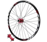 CVQJL Set di Ruote per Mountain Bike da 26 Pollici e 27,5" con Cerchio in Lega di Alluminio da 29 Pollici, Cuscinetto sigillato 32H, Ruota Anteriore e Posteriore per Cassetta da 7-12 velocità