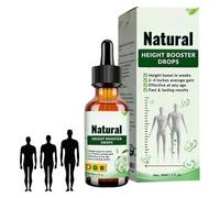 Cvreoz Natural Height Booster Drops, 30 ml Supplemento per la crescita dell'altezza, supplemento di aumento dell'altezza per la crescita ossea degli adolescenti, cura dell'altezza più alta, olio per