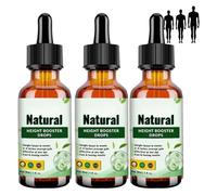 Cvreoz Natural Height Booster Drops, supplemento per la crescita dell'altezza da 30 ml, supplemento per aumentare l'altezza per la crescita ossea degli adolescenti, cura dell'altezza più alta, olio