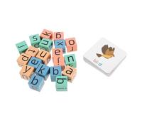 CVUTOVO 1 Set Carte Flash Educative Ortografia Stem con Alfabeto Attività per Apprendimento Montessori e Sviluppo Del Vocabolario