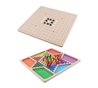 CVUTOVO 1 set da Tavolo per Gobang e in Legno Stimola e La Colori Vivaci e Materiale Leggero per Giochi tra