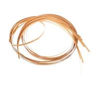 CVUTOVO 10Pezzi Strips Weaving in Bambù, Flexible Strips Beige, Materiale per Intreccio Cesti, Lightweight, per DIY Projects