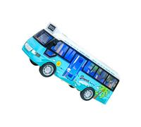 CVUTOVO 1pezzi Autobus Per Con e Suono Autobus Simulato Con Porte Funzionali Educativo Per Sviluppo Cognitivo e Abilità Colore Blu