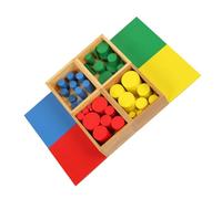 CVUTOVO 1set Giocattoli Educativi Per Sviluppo Precoce Colorati Cilindri Per Abbinamento Colori e Stimolazione Sensoriale Per Gioco Montessori Per Compleanni e Festività