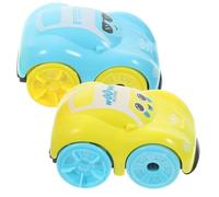 CVUTOVO 2 Pezzi Giocattoli da Bagno per Auto Galleggiante Carica per Bagnetto Design Carino e Giocattoli Creativi per Divertimento per Mesi