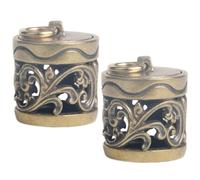 CVUTOVO 2pezzi Ciondolo Profumatore in Rame Leggero e Portatile, Decorazione Casa per Fai da Te e Regalo, Accessorio Aromatico per Borsa e Spazi Interni