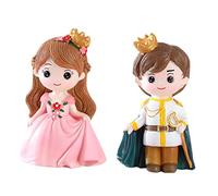CVUTOVO 2pezzi Topper Decorativi Per Torte Tema Principesse e Principi Adornamenti Per Compleanni Decorazioni Per Feste Personaggi Vivaci Per Torte e Cupcake