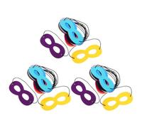 CVUTOVO 36 Maschere da Supereroe in Feltro Cinturino Elastico Regolabile, Maschere di Compleanno e Halloween per Feste e Cosplay, Accessori Costume Carnevale Mix 12 Stile Stile Casuale