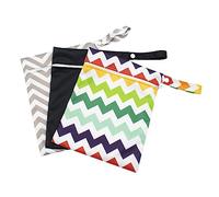 CVUTOVO 3pezzi Organizer Portatile Per Pannolini e Cosmetici Cerniera Per Ragazzo e Uso Quotidiano