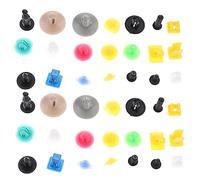 CVUTOVO 500 pezzi Clip Fissaggio per Interni Auto per e Paraurti Facile Installazione Design Ergonomico Compatibile con La Maggior Parte Dei Veicoli