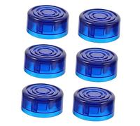 CVUTOVO 6 Pezzi Tappi Protettivi in Plastica per Pedali Effetto Chitarra Elettrica, Copri Pedali Stabili Resistenti per Accessori Strumenti, Adatti a Concerti e Uso Professionale