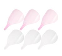 CVUTOVO 6 Pezzi Visiera Protettiva e Facile da Pulire per Saloni e Truccatori in Plastico Leggero per Protezione del Viso per Parrucchieri in Fase di Colorazioni e Trattamenti