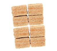 CVUTOVO 8pezzi Mini Balle Di Paglia Artificiali Decorazioni Autunnali Per Casa Delle Bambole Balle Di Fieno in Miniatura Per Micro Scenografie Accessori Fai Da Te Per Esterni Ornamenti Di