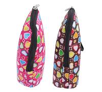 CVUTOVO Borsa Termica Per Bottiglie e Sacchetto Con Maniglia e Fibbia, Poliestere Resistente, Borsa Da Viaggio Per Mantenere Latte Caldo Ed Esterno, Set Da 2 Pezzi Per Genitori e Ragazzo Ragazza