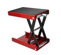 CVUTOVO Cavalletto Alzamoto Idraulico per Dirt Bike Piattaforma Sollevamento Stabile con Rapida Altezza Stand Riparazione Garage Officina Singolo e Professionale