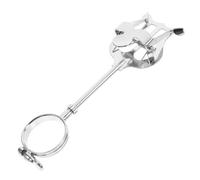 CVUTOVO Clarinet Music Book Rack in Durable Iron Silver, Portable Support For Marching Bands And Orchestra Practice