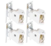 CVUTOVO Fermacorda per Cordino per Tenda Romana e Tenda di bambù, 4 Set, Accessori in Ferro e Plastica, per Armadi e Ristoranti