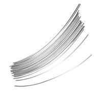 CVUTOVO Filo per Tasti della Chitarra in Metallo Argento 2,4mm 25 Pezzi Architettura Curva Resistente All'usura e Conservazione Comoda per Chitarra Principianti