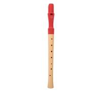 CVUTOVO Flauto soprano, strumento con diteggiatura tedesca, durevole, per bambini, facile da suonare, corpo in legno per principianti, stile tedesco a 8 fori per studenti, aula di musica