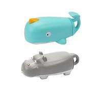 CVUTOVO Giocattolo Soaker Whale Giocattolo Estivo Per Pompa Tirare e Spingere Per Spiaggia e Bagno Attività Divertenti Piscina e Feste Estive