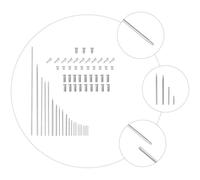 CVUTOVO Kit di Riparazione per Oboe in Acciaio Argento, Accessori Professionali per Mantenere e Riparare Strumenti a Fiato, per Musicisti Esperti e Principianti