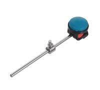 CVUTOVO Martello Basso in Silicone per Grancassa Testa in Gel di Silice Blu e Albero in Acciaio Inox per Batteristi, Accessorio per Pedali Batteria, Adatto a Vari Stili Musicali