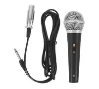 CVUTOVO Microfono Dinamico Professionale Riduce Rumori di Respiro con Cavo in Plastico e Metallo Modello Cardioide per Karaoke e Speaker per Conferenze e Presentazioni