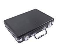 CVUTOVO Scatola Per Fiches Da Poker Portatile Contenitore Per Fiches in Alluminio Resistente Chiusura Fibbia Affidabile
