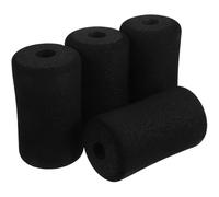 CVUTOVO Set 4 Pezzi di Coperture in Spugna per Ab Training Sleeve, Rullo in Schiuma Resistente per Sport Attrezzi Casa, Facile da Installare per Attrezzature Palestra