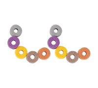CVUTOVO Set da 20 Pezzi di Gommini in Feltro Colorati per Piatti Batteria, Accessori per Batteria Acustica Protezione e Colore Casuale