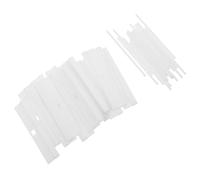 CVUTOVO Set di 20 supporti di ricambio per lame per persiane verticali, 89 mm, in PVC, accessori di riparazione versatili per tende interne, pezzi di ricambio robusti